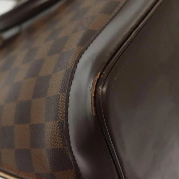 LOUIS VUITTON Damier Ebene Alma Hand Bag N51131 LV Auth 140459 - Picture 5 of 16